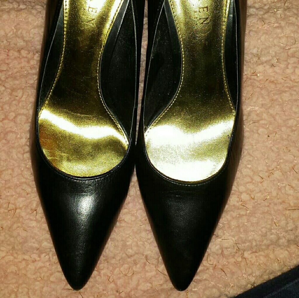 Ralph Lauren black heels